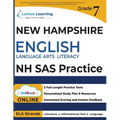 New Hampshire Statewide Assessment System Test Prep: Grade 7 English Language Arts Literacy (ELA) Practice Workbook and Full-length Online Assessments - Paperback
