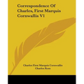 Correspondence of Charles, First Marquis Cornwallis V1 - Paperback
