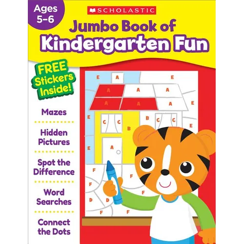Jumbo Book of Kindergarten Fun Workbook - Paperback