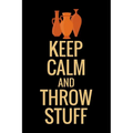 Keep Calm and Throw Stuff: Pottery Project Book 80 Project Sheets to Record your Ceramic Work Gift for Potters - Paperback