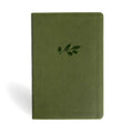 NASB Giant Print Reference Bible, Olive Leathertouch, Indexed - Imitation Leather
