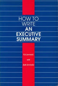 How to Write an Executive Summary - Paperback