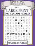 News Stand Circle a Word Vol.7: Large Print 100 Random Puzzles - Paperback