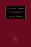Fiduciary Loyalty: Protecting the Due Performance of Non-Fiduciary Duties - Paperback