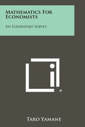 Mathematics For Economists: An Elementary Survey - Paperback