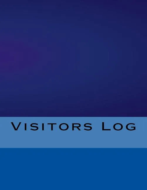 Visitors Log - Paperback