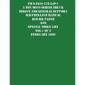 TM 9-2320-272-24P-1 5 Ton M939 Series Truck Direct and General Support Maintenance Manual Repair Parts and Special Tools List Vol 1 of 2 February 1999 - Paperback