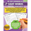My First Workbook of 100 Sight Words Practice Worksheets: Reproducible activity sheets to learn reading, writing & high-frequency word recognition usi - Paperback