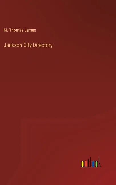 Jackson City Directory - Hardcover