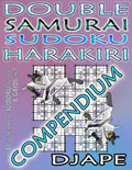Double Samurai Sudoku Harakiri Compendium: 81 overlapping sudoku puzzles, 8 grids in 1 - Paperback