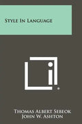 Style In Language - Paperback