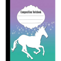 Composition Notebook: Unicorn Composition Notebook Wide Ruled 7.5 x 9.25 in, 100 pages book for kids, teens, school, students and teacher gifts - Paperback