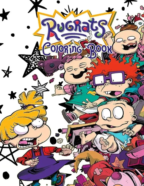 Rugrats Coloring Book: +45 Amazing Rugrats Coloring pages for Kids and Adults, +45 Wonderful Drawings - All Characters ( Original Design ) - Paperback
