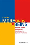 More Kinds of Being: A Further Study of Individuation, Identity, and the Logic of Sortal Terms - Paperback