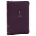 KJV Holy Bible: Compact with 43,000 Cross References, Purple Leathersoft Zipper Closure, Red Letter, Comfort Print: King James Version - Imitation Leather