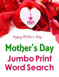 Mother's Day Jumbo Print Word Search - Paperback