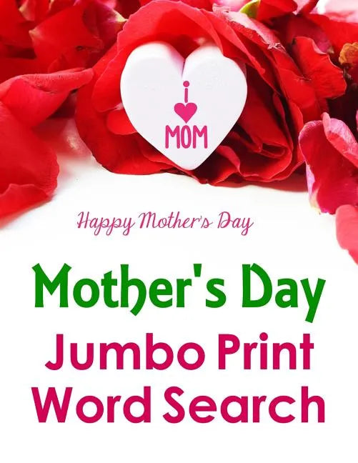 Mother's Day Jumbo Print Word Search - Paperback
