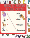 Match the picture: Using a line to match the image to the word that corresponds to it. A visual book that will help your children to know - Paperback