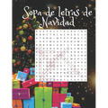 sopa de letras de navidad: Libro de b俍queda de palabras en espal para adultos con soluciones . Spanish Christmas Wordsearch - Paperback