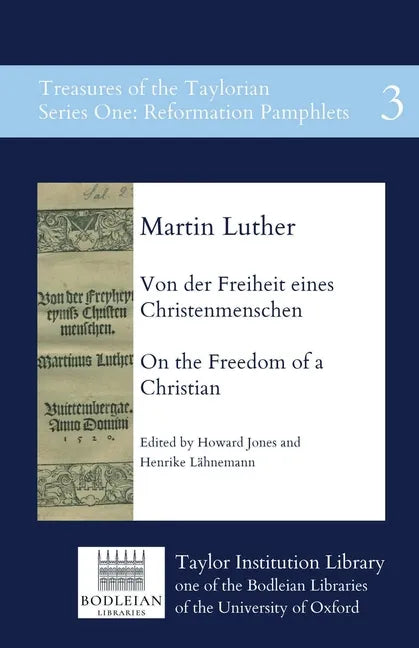 Von der Freiheit eines Christenmenschen - On the Freedom of a Christian - Paperback