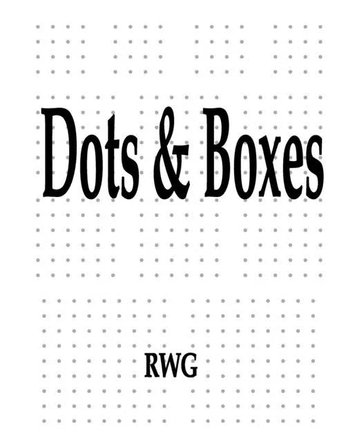 Dots & Boxes: 50 Pages 8.5" X 11" - Paperback