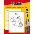 Espal Vocabulario Basico Animales para Nis: Vocabulario en Espanol de preescolar k匤der primer Segundo Tercero grado - Paperback