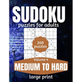 Sudoku Puzzles For Adults Medium To Hard Large Print: Activity Books For Inmates Vol 4 - Paperback