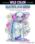 Beautiful Dog Breeds Adult Coloring Book - Paperback