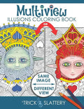 Multiview Illusions Coloring Book: Ambiguous Optical Illusion Adult Coloring Book - Paperback