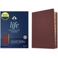 KJV Life Application Study Bible, Third Edition, Large Print (Genuine Leather, Burgundy, Indexed, Red Letter) - Leather