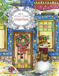 Adult Coloring Book: Nice Little Town Christmas - Paperback
