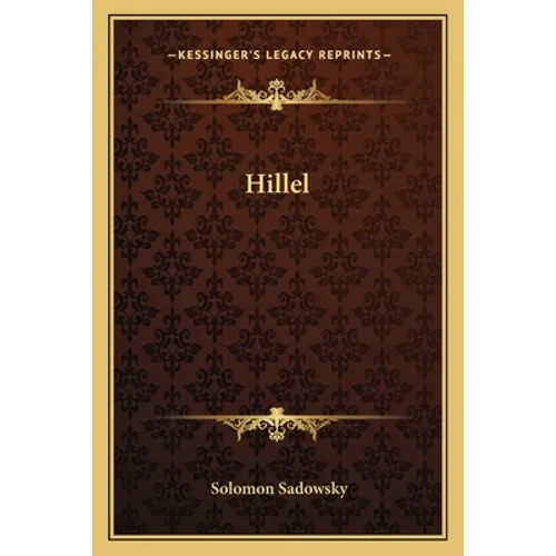 Hillel - Paperback
