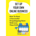 Set Up Your Own Online Business: How To Start A Successful Dropshipping Store With Less Than $100: How To Create An Online Store - Paperback