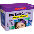 100 Task Cards in a Box: Making Inferences - Hardcover