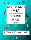 6th Grade MARYLAND MSA, 2019 MATH, Test Prep: : 6th Grade MARYLAND SCHOOL ASSESSMENT TEST 2019 MATH Test Prep/Study Guide - Paperback