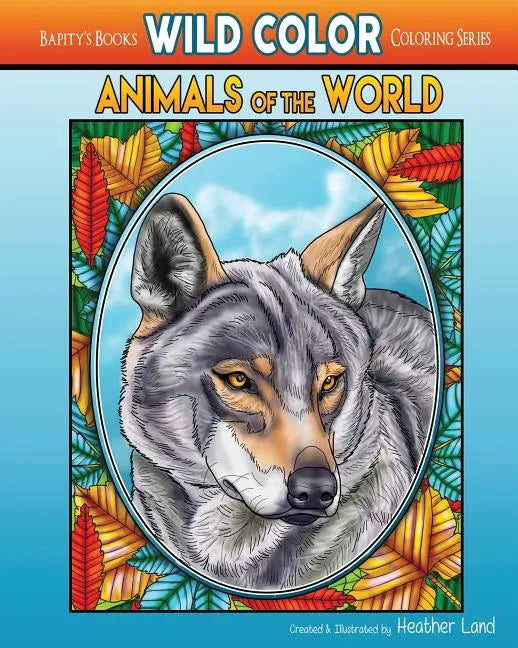 Animals of the World: Adult Coloring Book - Paperback