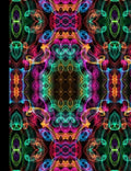 Abstract Curly Cues Notebook, Wide Ruled, 100 Sheets/200 Pages, 7.5 X 9.75 - Paperback