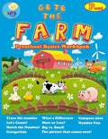 Go to the Farm: basic activity Workbooks for Preschool ages 3-5 and Math Activity Book with Number Tracing, Counting, Categorizing. - Paperback