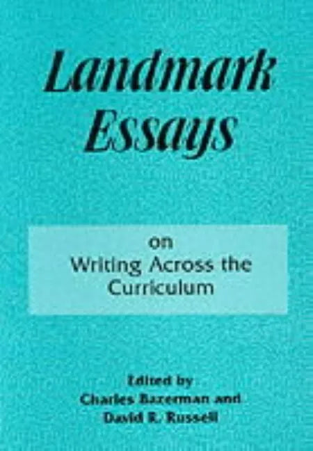 Landmark Essays on Writing Across the Curriculum: Volume 6 - Paperback