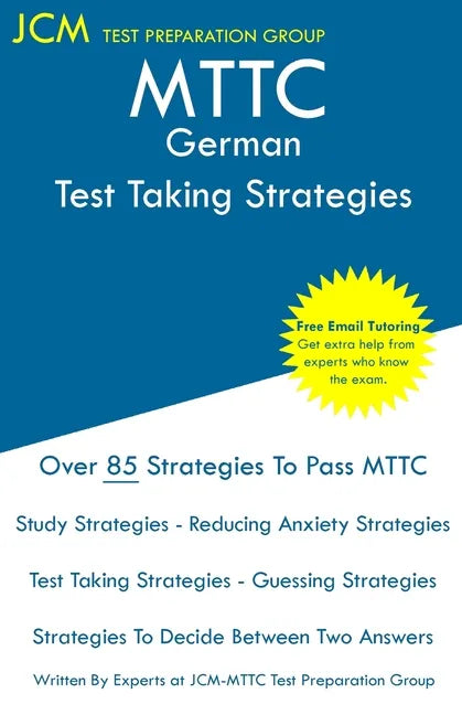 MTTC German - Test Taking Strategies - Paperback