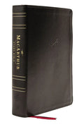 Nasb, MacArthur Study Bible, 2nd Edition, Leathersoft, Black, Thumb Indexed, Comfort Print: Unleashing God's Truth One Verse at a Time - Imitation Leather