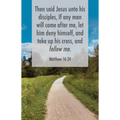 General Worship Bulletin: Follow Me (Package of 100): Matthew 16:24 (Kjv) - Paperback