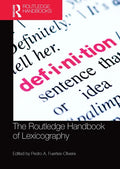 The Routledge Handbook of Lexicography - Paperback