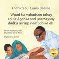 Thank You, Louis Braille: Reading and Writing with Fingertips in English and Somali - Paperback