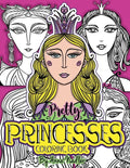 Pretty Princesses Coloring Book: 24 Unique and detailed illustrations of girl faces for you to color. Relax and enjoy coloring! - Paperback
