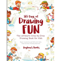 365 Days of Drawing Fun: Boost Creativity and Skill with Daily Step-by-Step Drawing Exercises - Paperback