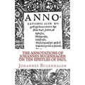 The Annotations of Johannes Bugenhagen on Ten Epistles of Paul - Paperback