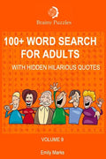 100+ Word Search for Adults: With Hidden Hilarious Quotes - Paperback
