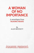 A Woman of No Importance - A monolgue from Talking Heads - Paperback