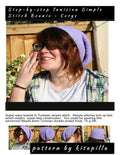 Step-by-Step Tunisian Simple Stitch Beanie - Cerys: A simple step-by-step Tunisian Crochet pattern in double knitting yarn (light worsted) for a beani - Paperback